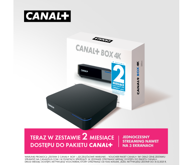 NC DEKODER CANAL+ BOX 4K # - 1460027 - zdjęcie
